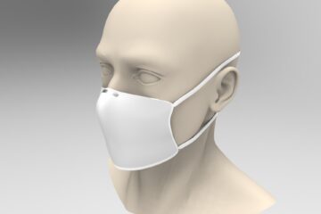 Novo invento Máscara umedecida