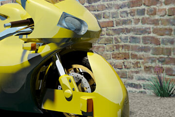 "Para-choque dinâmico para motocicletas"