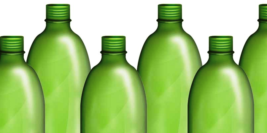 Reciclagem de garrafa pet