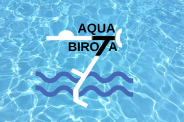 Logo Aqua Birota, bicicleta aquática portatil
